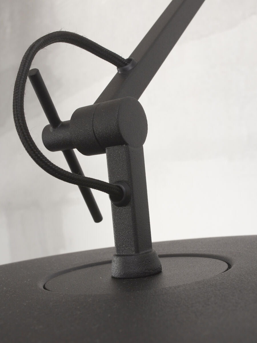Marseille adjustable wall light in black | malletandplane.com